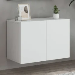 Meubles Tv-vidaXL Meuble TV mural 60x30x41 cm Blanc