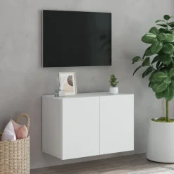 Meubles Tv-vidaXL Meuble TV mural 60x30x41 cm Blanc