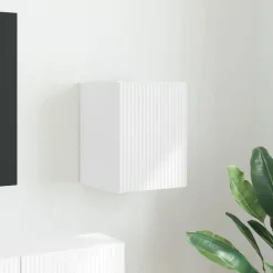 Meubles Tv-vidaXL Meuble TV mural 30 x 31 x 40 cm Bois d'ingénierie Blanc