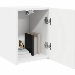 Meubles Tv-vidaXL Meuble TV mural 30 x 31 x 40 cm Bois d'ingénierie Blanc