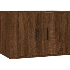 Meubles Tv-vidaXL Meuble TV mural Chêne marron 57x34,5x40 cm Chêne marron