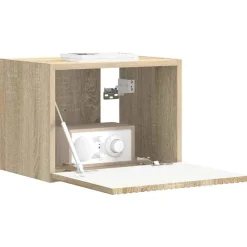 vidaXL Meuble TV mural Sonoma 39 x 31 x 29,5 cm Bois d'ingénierie