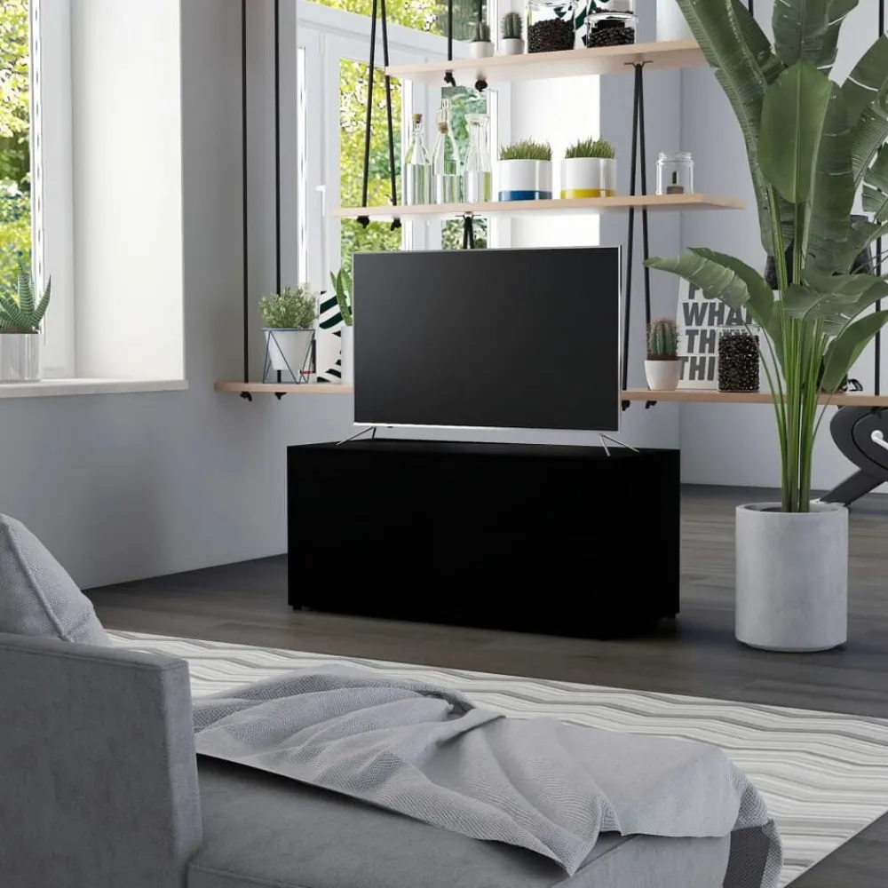 vidaXL Meuble TV 80x34x36 cm Bois d'ingénierie