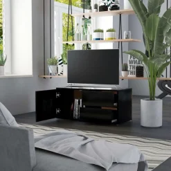 vidaXL Meuble TV 80x34x36 cm Bois d'ingénierie