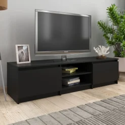vidaXL Meuble TV 140x40x35,5 cm Bois d'ingénierie
