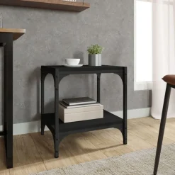 vidaXL Meuble TV 40x33x41 cm Bois d'ingénierie et acier