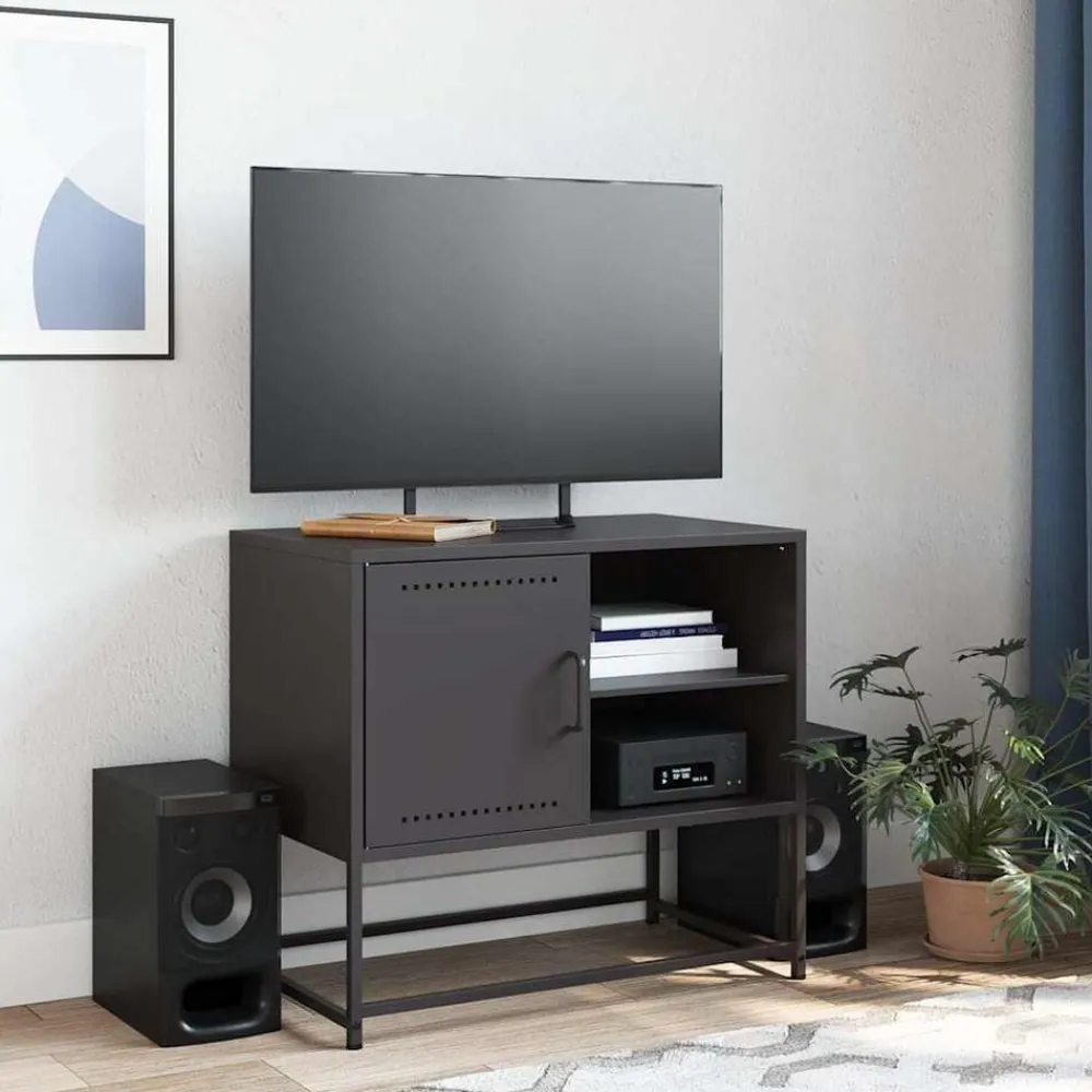 vidaXL Meuble TV 68x39x60,5 cm acier
