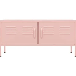Meubles Tv-vidaXL Meuble TV 105x35x50 cm Acier Rose