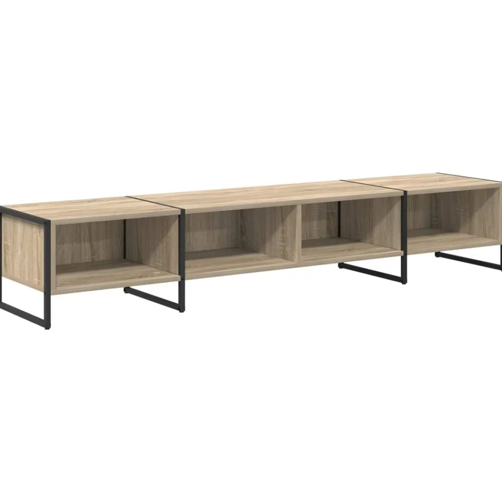 vidaXL Meuble TV Sonoma 170,5 x 36 x 30,5 cm Bois d'ingénierie