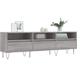 vidaXL Meuble TV 150x30x44,5 cm bois d'ingénierie