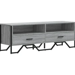 Meubles Tv-vidaXL Meuble TV 122x34x41 cm bois d'ingénierie Sonoma gris