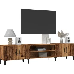 vidaXL Meuble TV 180x31,5x40 cm bois d'ingénierie