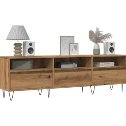 Meubles Tv-vidaXL Meuble TV 150x30x44,5 cm bois d'ingénierie Vieux bois