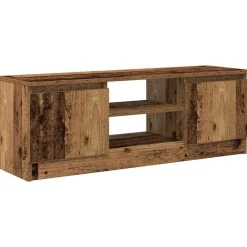 Meubles Tv-vidaXL Meuble TV 102x30x36 cm bois d'ingénierie Vieux bois
