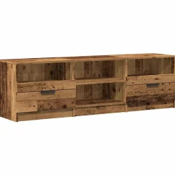 Meubles Tv-vidaXL Meuble TV 150x33,5x45 cm bois d'ingénierie Vieux bois