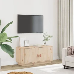 vidaXL Meuble TV 80x34x40 cm Bois de pin massif