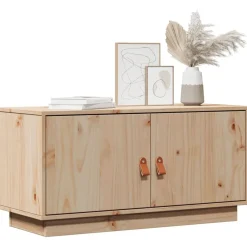 vidaXL Meuble TV 80x34x40 cm Bois de pin massif