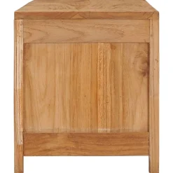 Meubles Tv-vidaXL Meuble TV 100x30x35 cm bois de teck massif