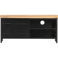 Meubles Tv-vidaXL Meuble TV 90x30x41 cm Bois de manguier brut
