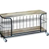 vidaXL Meuble TV 100x40x45 cm Bois de manguier massif