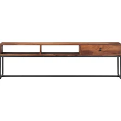 Meubles Tv-vidaXL Meuble TV 160x30x45 cm Bois de Sesham massif