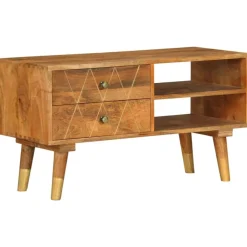 Meubles Tv-vidaXL Meuble TV 85x35x47 cm Bois massif de manguier