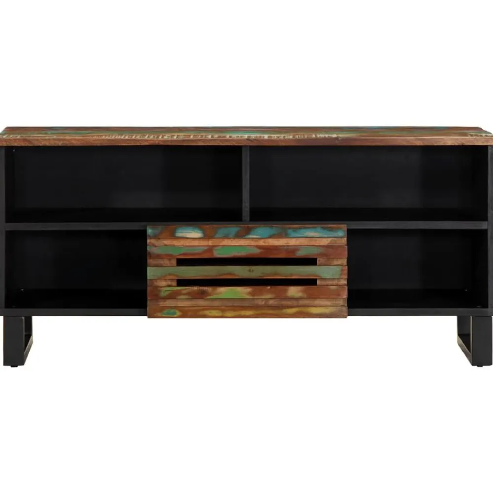 vidaXL Meuble TV 100x34x46 cm bois d'acacia solide