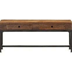 Meubles Tv-vidaXL Meuble TV 110x30x46 cm bois massif de récupération