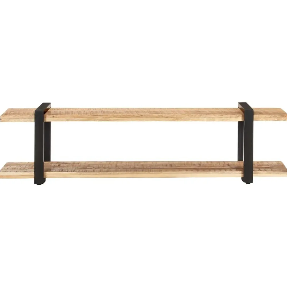Meubles Tv-vidaXL Meuble TV 160x40x40 cm Bois massif de manguier brut