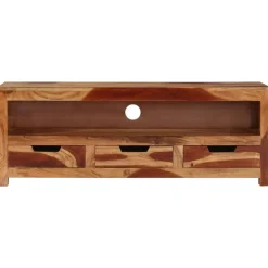 Meubles Tv-vidaXL Meuble TV 110x30x40 cm Bois d'acacia massif
