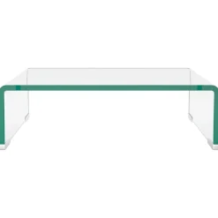 Meubles Tv-vidaXL Meuble TV/pour moniteur 40x25x11 cm verre Transparent