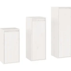 vidaXL Meubles TV 3 pcs Bois massif de pin