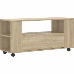 vidaXL Meubles TV chêne sonoma 102x34,5x43 cm bois d'ingénierie