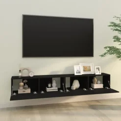 vidaXL Meubles TV muraux 2 pcs 100x30x30 cm bois d'ingénierie