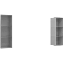 vidaXL Meubles TV muraux 2 pcs Bois d'ingénierie