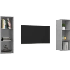 vidaXL Meubles TV muraux 2 pcs Bois d'ingénierie