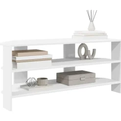 Meubles Tv-vidaXL MeubleTVd'Angle 102x40,5x45cm Bois d'ingénierie Blanc
