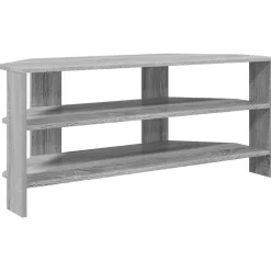 Meubles Tv-vidaXL MeubleTVd'Angle Gris Sonoma 102x40,5x45cm Bois d'ingénierie Sonoma gris