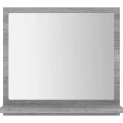 Armoires & Meubles De Rangement-vidaXL Miroir de bain 40x10,5x37 cm Bois d'ingénierie Sonoma gris