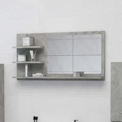 vidaXL Miroir de salle de bain bois d’ingénierie