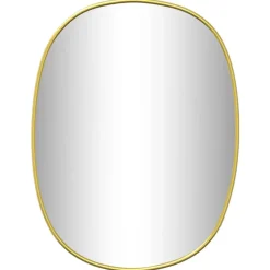 Décorations-vidaXL Miroir mural 30x25 cm Doré