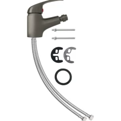 vidaXL Mitigeur de bidet de salle de bain 13x12 cm