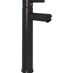 Plomberie-vidaXL Mitigeur de salle de bain 12x30 cm Noir
