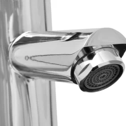 Plomberie-vidaXL Mitigeurs de salle de bain 2 pcs Chrome