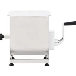 vidaXL Mélangeur de viande avec boîte de vitesse Argenté Inox