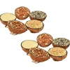 Articles Pour Animaux De Compagnie-vidaXL Moitiés de noix de coco de nourriture d'oiseaux 10 pcs 290 g