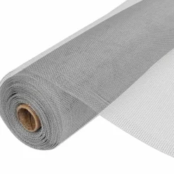 vidaXL Moustiquaire en maille d'aluminium 100x500 cm argenté