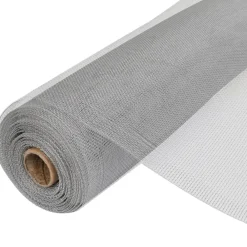 vidaXL Moustiquaire en maille d'aluminium 100x500 cm argenté