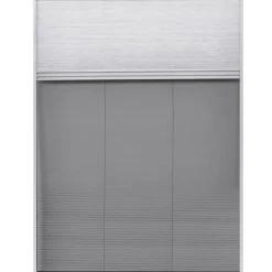 Décorations-vidaXL Moustiquaire plissée pour fenêtre et store Aluminium 60 x 80 cm Blanc