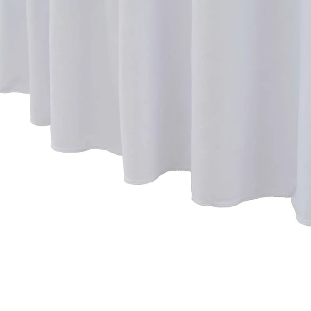 vidaXL Nappes élastiques de table avec jupon 2 pcs 120x74 cm
